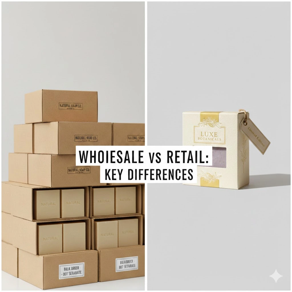 Wholesale vs Retail Soap Packaging